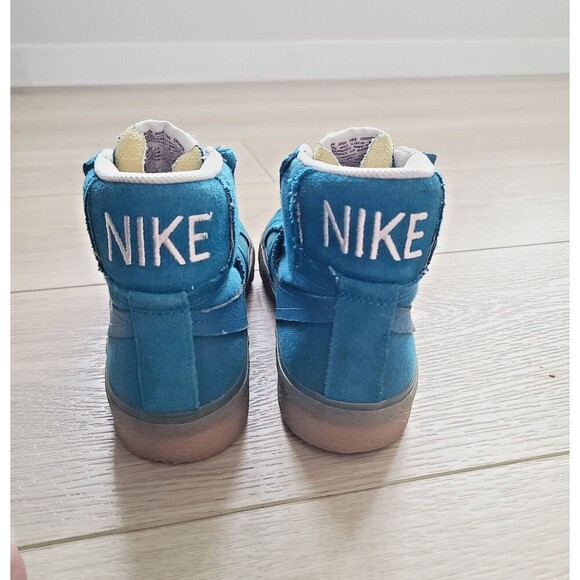 Nike SB Blazer‎ Mid Mens 6 Womens 7.5 Blue Teal Gum Lace-Up Sneakers main image 9
